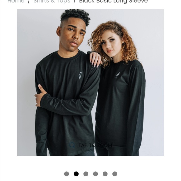 PaliRoots long sleeve tee, red - Picture 2 of 5